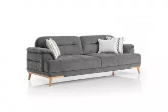 Alinda Triple Sofa Gray