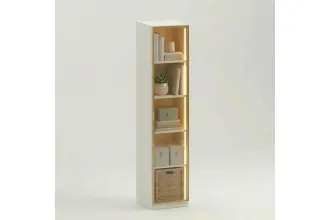 Dora 1-door Wardrobe Wıth Glass Doors - Gd 8