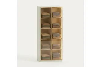 Dora 2-door Wardrobe Wıth Glass Doors - Gd 2