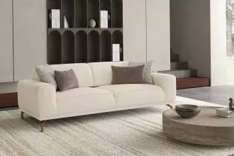 Flora Triple Sofa Cream