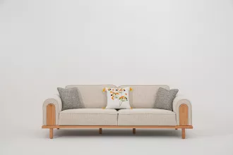 Fora Triple Sofa Cream