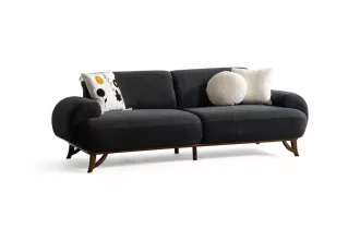 Kuğu Triple Sofa Gray