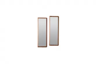 Midas Console Mirror Walnut