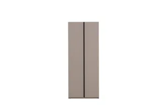 Pragma Wardrobe, 2 Doors, Wooden Covers Wıth Shelves