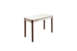 Vına Mını Kıtchen Table Travertıne - Walnut