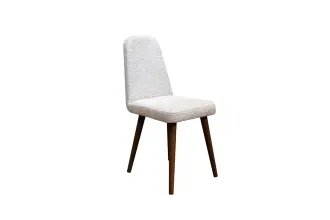 Vına Chaır Karına Travertıne - Walnut